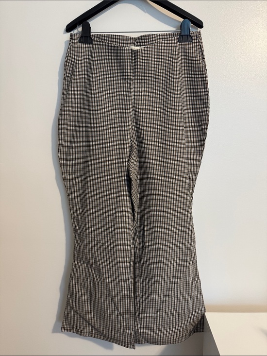 A Beautiful Soul Pants - A Beautiful Soul High-Waist Houndstooth Trousers